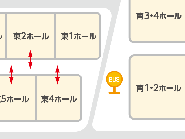 東京ビッグサイト 南展示棟　発着場所