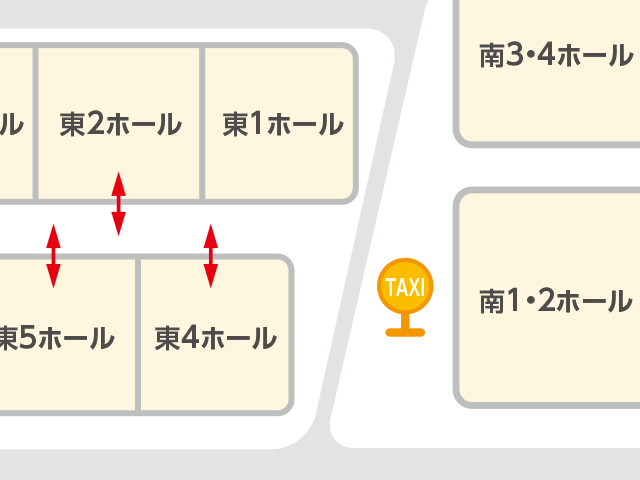 東京ビッグサイト 南展示棟　発着場所